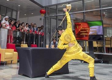 بمجموعة من الانشطة الثقافية ... الاتحاد للطيران تحتفي بزيارة الرئيس الصيني شي جين بينغ